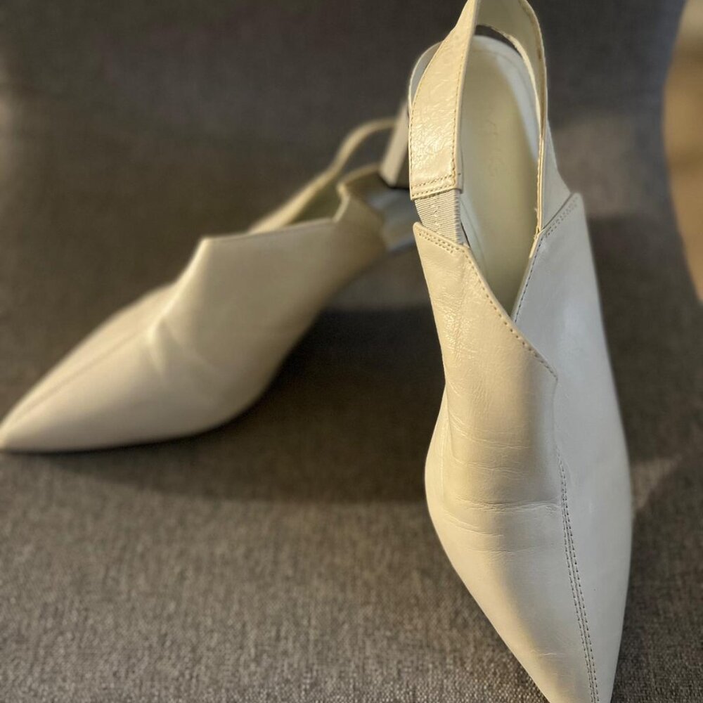 Mango - White Pumps - 7.5